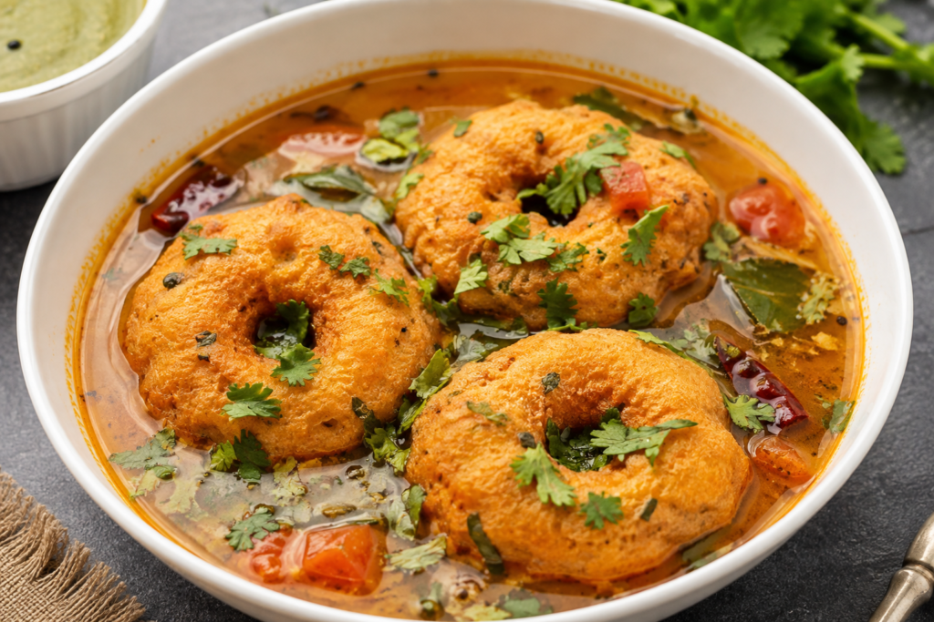 Rasam/Sambar Vada